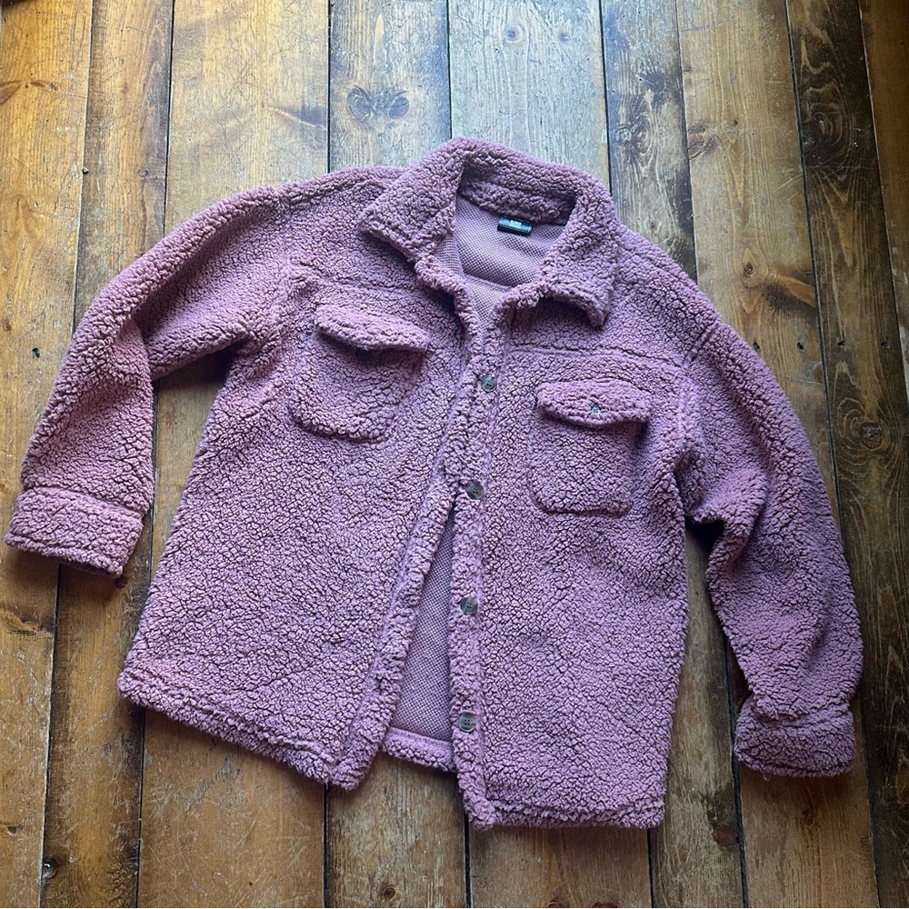 32 Degrees Mauve Sherpa Jacket
